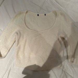 Pacsun Fuzzy Cropped Sweater